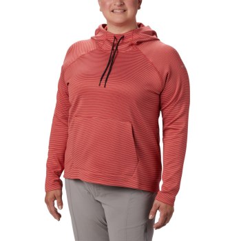 Dámské Mikiny Columbia Bryce Canyon Plus Size Červené Proužek OLISHA619